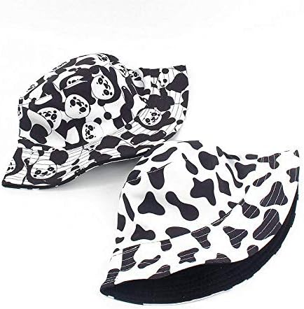 Quanhaigou Bucket Hat for Men Women,Packable Reversible Printed Sun Hats,Fisherman Outdoor Summer Travel Hiking Beach Caps