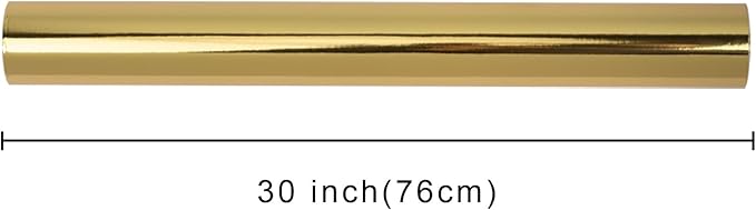 Merture 30 In X 32.8 Ft (81.7 sq.ft.) Gold Wrapping Paper Roll, Gift Wrap with Metallic Shine for Wedding, Birthday, Party, Holiday, Congrats, Mother’s Day