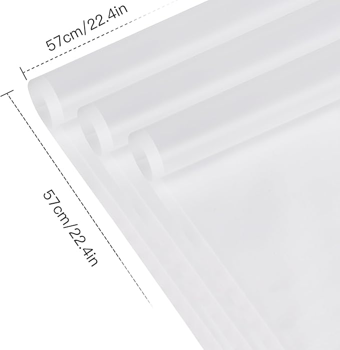 WRAPAHOLIC 20 Sheets Flower Wrapping Paper - 22.4 x 22.4 inch White Border Water-Resistant Floral Bouquet Wrapping Paper, Florist Supplies Packaging Paper for Wedding Birthday Gift DIY