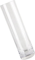 Acrylic Vase, 16" Tall Clear Vase, Non Breakable Plastic Cylinder Vases Clear Flower for Living Room Centerpiece, Floral Arrangement, Wedding Decor