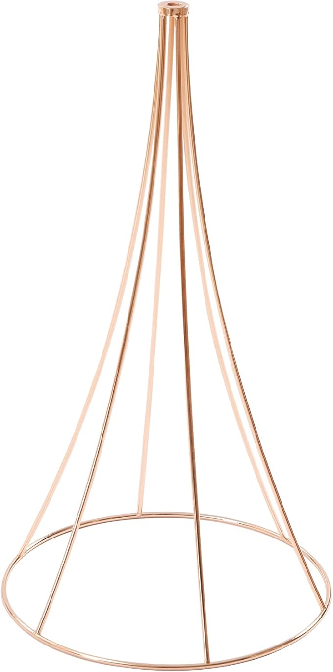 10 Pcs Gold Metal Wedding Flower Trumpet Vase, 31.5inch Tall Metal Trumpet Vase Centerpieces for Wedding, DIY Openwork Flower Arrangement Decor Road Lead for Anniversary Ceremony Birthday Party Aisle