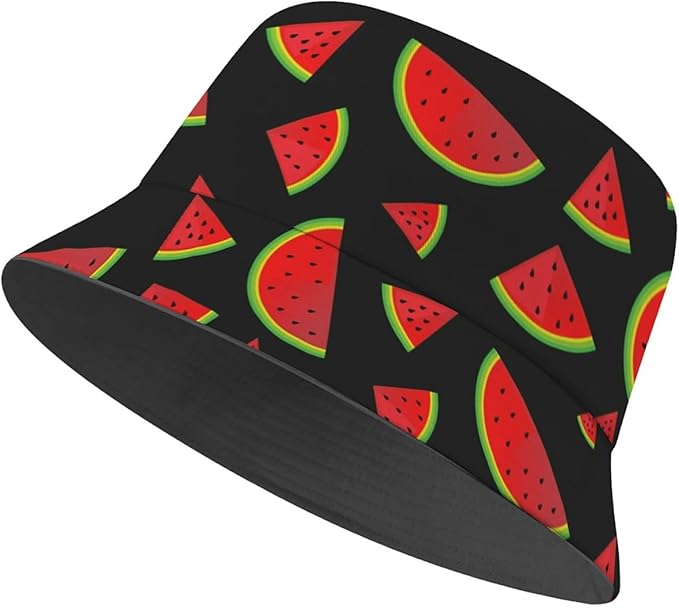 Bucket Hat for Women Men Unisex Sun Cap Packable Outdoor Fisherman Hat Headwear,Reversible Double-Side-Wear
