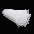 FWSA WRAPS Flower Wrapping Paper Bouquet Floral Packaging Mesh Paper Wrinkled Wavy Net Yarn Valentine's Day Flower Shop Supplies Wedding Birthday Decoration 11 X 162 inches/bag (white)