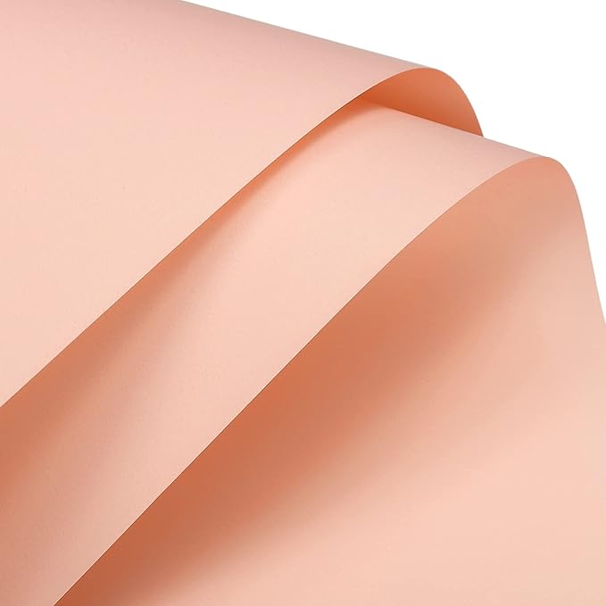 MECCANIXITY 20 Pcs Flower Wrapping Paper 22.8x22.8 Inch Waterproof Florists Wrapping Paper for Florist Bouquet Supplies, DIY Crafts, Gift/Gift Box Packaging Pink