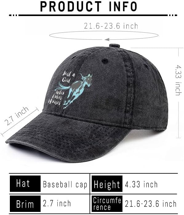 Negi Retro Baseball Cap Denim Hat for Women Female Washed Distressed Adjustable Dad Hats Unconstructed Cotton