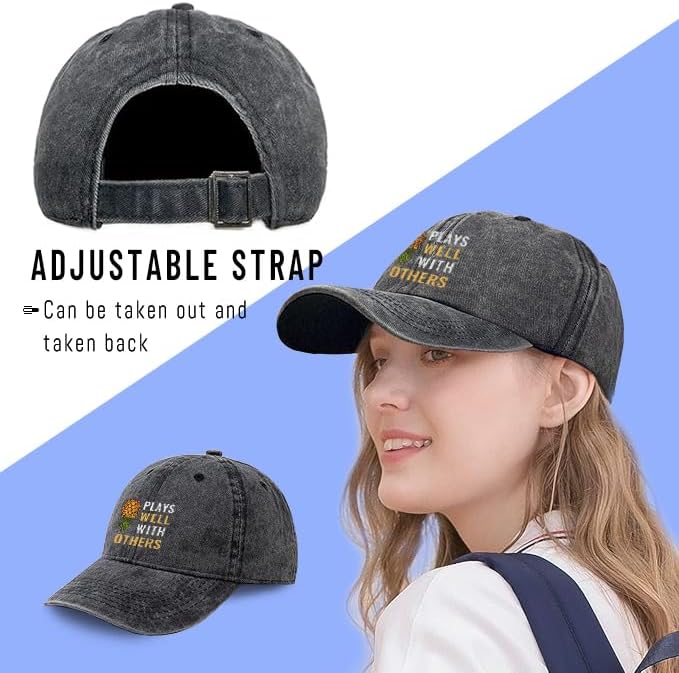 Baseball Caps for Men Women Washed Cotton Vintage Hats Adjustable Cool Fitted Ball Caps Truck Dad Hats Runnung Hiking