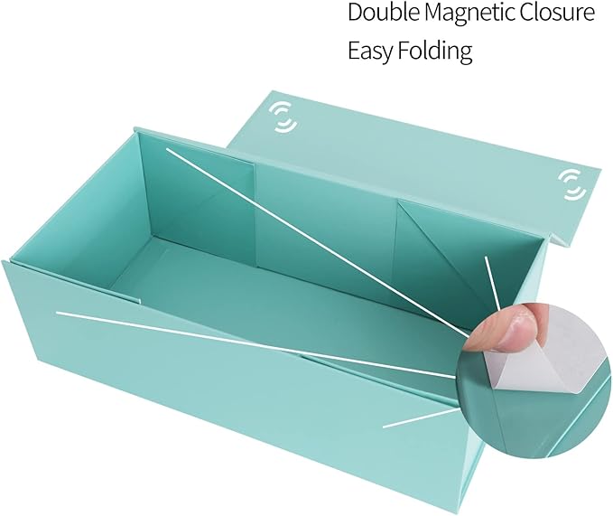 Gift Boxe Light Blue with Magnetic Closure Lid 12" X 6" X 4" Gift Boxes for Presents,Luxury for Gift Packaging, Bridesmaid Gifts Box, Magnetic Gift Box for Gifts, Cute Box,Birthday Gift box