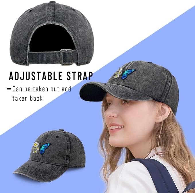 Baseball Caps for Men Women Washed Cotton Vintage Hats Adjustable Cool Fitted Ball Caps Truck Dad Hats Runnung Hiking