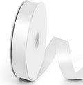 100 Yards 1 inch Satin Ribbon, Fabric Ribbon Solid Color Perfect for Gift Wrapping, Wedding, Handmade Bows, Floral Bouquets and Party Decoration(White)