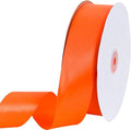 TONIFUL 1-1/2 Inch (40mm) x 100 Yard Orange Wide Satin Ribbon Solid Fabric Ribbon for Gift Wrapping Chair Sash Valentine's Day Wedding Birthday Party Decoration Floral Thanksgiving Halloween