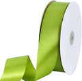 TONIFUL 1-1/2 Inch (40mm) x 100 Yard Sage Olive Green Wide Satin Ribbon Solid Fabric Ribbon for Gift Wrapping Chair Sash Valentine's Day Wedding Birthday Party Decoration Hair Floral Craft Sewing
