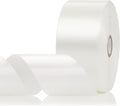White Ribbon 2 Inch, 60 Yards White Satin Ribbon for Flower Bouquet, Crafts, Gift Wrapping, Birthday Party, Bows, Wedding and Festival Decor