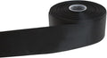 Solid Grosgrain Ribbon 25 Yard Each Roll 100% Polyester Woven Edge (1/1-2", Black)