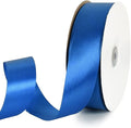 TONIFUL 1-1/2 Inch (40mm) x 100 Yards Royal Blue Wide Satin Ribbon Solid Fabric Ribbon for Gift Wrapping Chair Sash Valentine's Day Wedding Birthday Party Decoration Hair Floral Craft Sewing