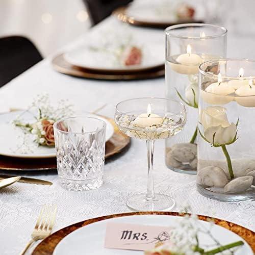 Bolsius Unscented 1.75" Floating Candles – Set of 160 White Floating Candles – Cute and Elegant Burning Candles – Candles with Nice and Smooth Flame – Party Accessories