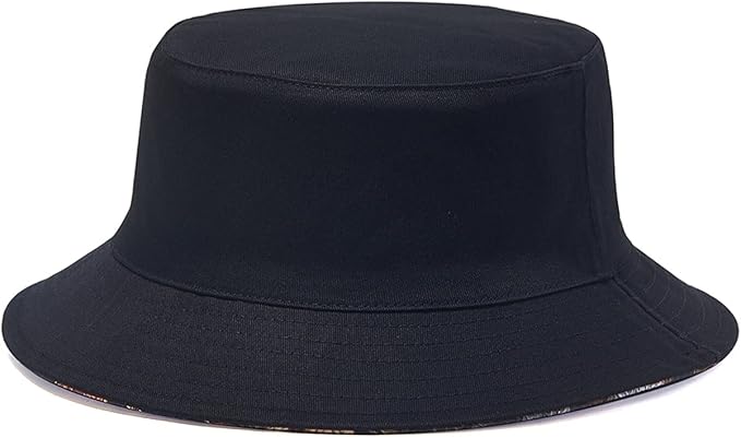Quanhaigou Bucket Hat for Men Women,Packable Reversible Printed Sun Hats,Fisherman Outdoor Summer Travel Hiking Beach Caps