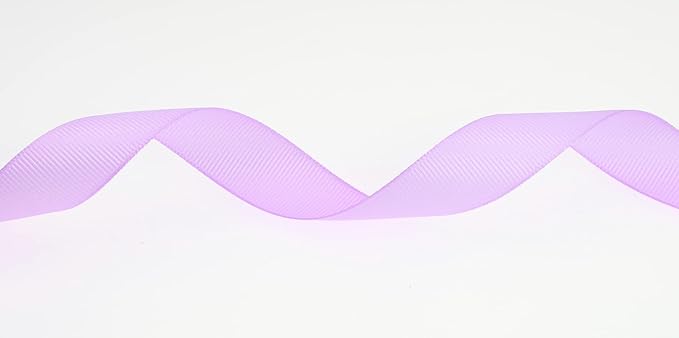 Solid Grosgrain Ribbon 25 Yard Each Roll 100% Polyester Woven Edge (3/4", Purple Pink)