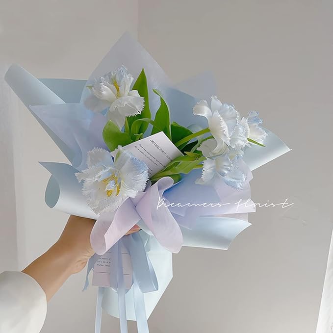 Waterproof Flower Bouquet Wrapping Paper, Solid Color Art Kraft Paper, Florist flowers Gift Wraps Christmas Mother's Day Deco 23.23 x 288 inches/roll (Color 20 (Khaki))