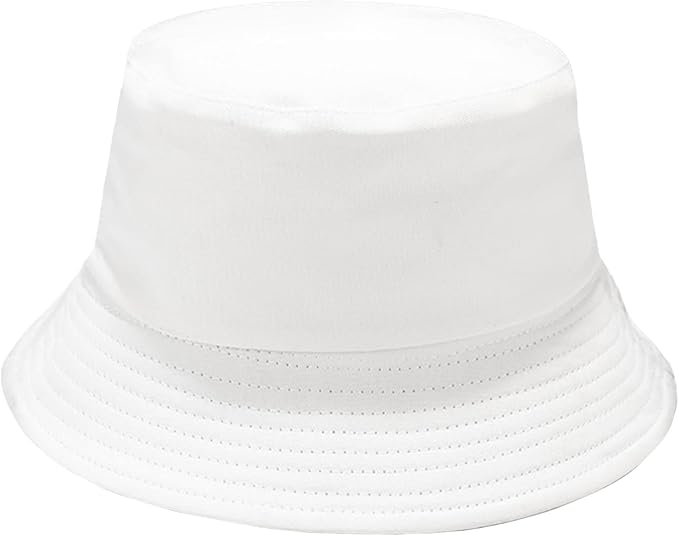 Malaxlx Unisex Bucket Hat Beach Sun Hat Aesthetic Fishing Hat for Men Women Teens, Reversible Double-Side-Wear