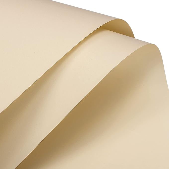 MECCANIXITY 20 Pcs Flower Wrapping Paper 22.8x22.8 Inch Waterproof Florists Wrapping Paper for Florist Bouquet Supplies, DIY Crafts, Gift/Gift Box Packaging Khaki