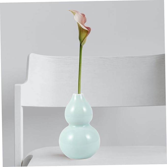 Cabilock Flower Container Desktop Decor Decorative Vase for Home Office Restaurant Ceramic Vase Unique Shape