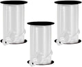PMU Curling Ribbon - Crimped Texture Curling Ribbons for Gift Box Wrapping, Florist Flowers, Birthday Party Decorations, Festival Art Craft & Christmas Décor - White 3/8 Inch X 250 Yards, Pkg/3