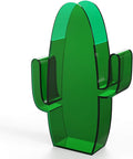 Flower Vase Cactus Shape Acrylic Vase Home Decor Gifts, Home Modern Decorative Flower Vase for Living Room, Dining Table, Entryway, Shelf, Wedding, Office (Green)