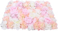 10Pcs 23.62"x 15.74" Artificial Flower Wall Panels,Flower Wall Mat Silk Flower Panels for Outdoor Garden Backyard Fence Fence Privacy Screen and Indoor Wall Decor(Light Pink,10Pcs)