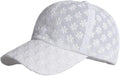 Women's Lace Flower Baseball Cap, Adjustable Hollow Design Summer Sun Hat, Breathable for Casual Outfits Daily Sun Protection
