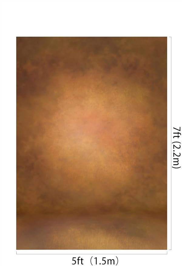 Kate 5×7ft Abstract Brown Photo Backdrop Old Master Texture Background Portrait Photography Backdrops for Photographer Head Shots Microfiber