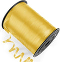 500 Yards Curling Ribbon with Spool, 1/5" Wide Crimped Texture Curling Ribbons - Perfect for Gift Box Wrapping, Florist Flowers, Birthday Party Decorations, Balloon String Ribbon in Yellow
