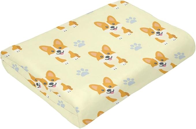 Corgi Blanket Cute Corgi Dog Throw Blanket Puppy Soft Cozy Fleece Fuzzy Stuffed Plush Flannel Gifts for Girls Women Boys Kids Adults 50"X60"
