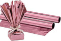 PMU (2 Gift Wrap Mylar Roll Metallic Baby Pink 2-sided, 24 Inches X 25 Ft Roll 1.4 Mil Highly Reflective Mylar Film, Great for Gifts, Birthdays, Christmas, Baskets, Arts & Crafts