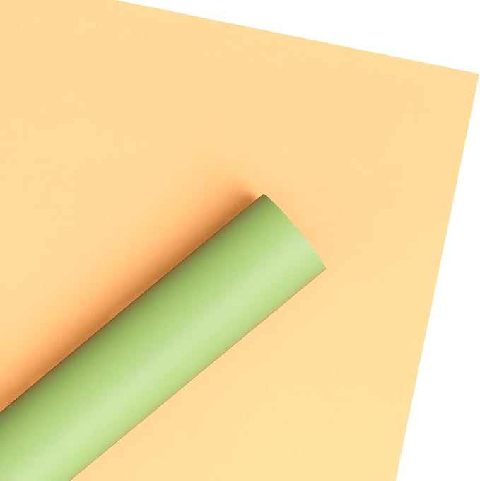 WRAPAHOLIC 20 Sheets Flower Wrapping Paper - 22.4 x 22.4 inch Matcha Green Color Water-Resistant Floral Bouquet Wrapping Paper, Florist Supplies Packaging for Christmas Birthday Gift DIY