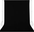 GFCC Black Backdrop - 10FTX12FT Black Photo Backdrop for Photoshoot Background for Photography Screen Video Recording Picture Background