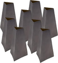 Serene Spaces Living Triova Stainless Steel Vase – Perfect for Fresh & Dried Flowers, Sculptural Accent for Mantels, Coffee Tables & Office Desks,Table Centerpiece, 4" Wide & 6.5" Tall, Pack of 12
