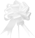 GWHOLE 60 Pcs 5'' White Ribbon Pull Bows for Gift Wraps, Wedding Decor