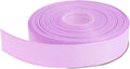 Solid Grosgrain Ribbon 25 Yard Each Roll 100% Polyester Woven Edge (3/4", Purple Pink)