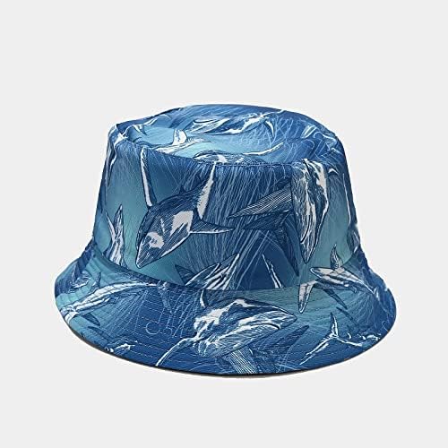 Quanhaigou Bucket Hat for Men Women,Packable Reversible Printed Sun Hats,Fisherman Outdoor Summer Travel Hiking Beach Caps