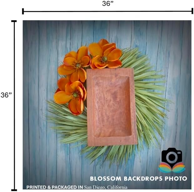 Blossom Flowers Decoration Wallpaper Newborn Baby Photography Background Backdrop Newborn Kids Baby Portrait Backdrop Photoshoot Photo Studio (Orange Flower)