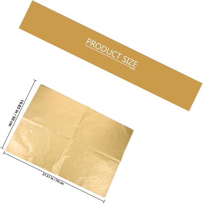 Gogogmee 20 Sheets Rose Gold Metallic Tissue Wrapping Paper Bulk for Packaging DIY Crafts Floral Bouquets Party Decorations Soft Reusable for Birthdays and Special Occasions