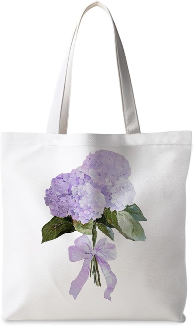 Floral Tote Bag, Floral Bag for Women, Reusable Grocery Bags Shopping Bags