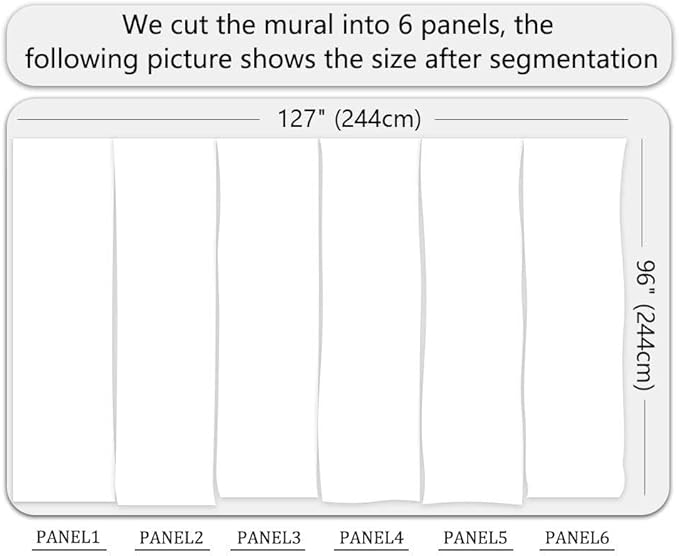 Tropical Forest Wallpaper Palm Tree Wall Mural for Bedroom Living Room (Not Self-Adhesive)