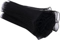 Black Korean Fresh Flower Wrapping Mesh Paper Bouquet Floral Packaging Paper Wrinkled Wavy Net Yarn Valentine's Day Flower Shop Supplies Wedding Birthday Decoration 11 X 162 inches/bag (black)