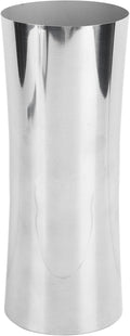 Hapivida Stainless Steel Vase, Metal Vase Centerpiece Decoration Tabletop Flower Silver Vases, Elegant Flower Vase for Office Home Wedding Decoration
