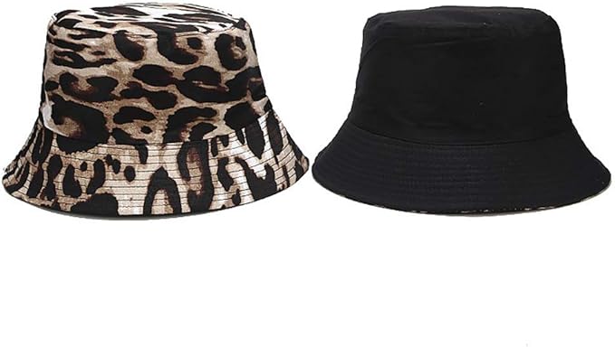 XYIYI Cute Bucket Hat Beach Fisherman Hats for Women, Reversible Double-Side-Wear