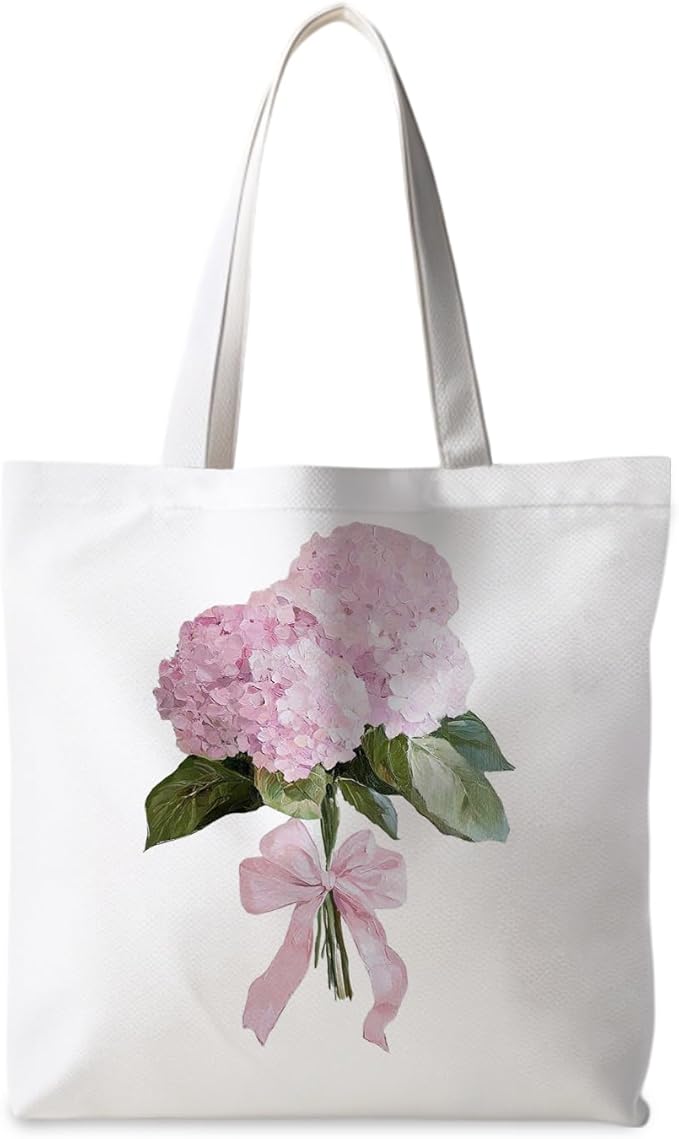 Floral Tote Bag, Floral Bag for Women, Reusable Grocery Bags Shopping Bags