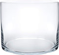 Royal Imports Flower Glass Vase Decorative Centerpiece for Home or Wedding - Cylinder Shape, 6" Tall, 6" Opening, Clear