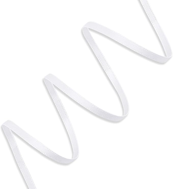 Humphrey's Craft 1/8 Inch White Double Faced Satin Ribbon - 50 Yards Variety of Color for Crafts Gift Wrapping DIY Bows Decoration Sewing and Invitation Card.