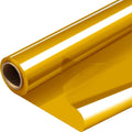 PerkHomy Colored Cellophane Wrap Roll 16" x 100' 3 Mil Thick Cellophane For Gift Basket Treats Goodie Wrapping Craft Flower Bouquet Plastic (Gold, 100ft (16in Width))